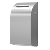 Abfallbehälter mit Einwurfklappe SteelTec DESIGN,  7 Liter CONT18270710283,  Maße (B x H x T): 279 x 482 x 350 mm