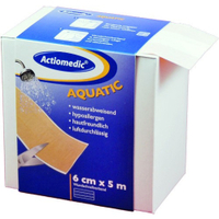 Actiomedic AQUATIC Wundschnellverband 134.021.05060,  6 cm x 5 m,  wasserabweisend
