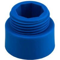 Adapter / Verbindungsstück für Bürsten 59002,  Nr. 2 verbindet Körper mit Fremdstiel