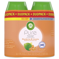 Air Wick Freshmatic Max Duo Pure Duftspray,  Mandarine & Limette 3239103,  1 Packung= 2 Sprühdosen à 250 ml