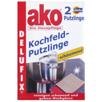 ako Delufix Kochfeld-Putzlinge 144501,  1 Packung = 2 Stück