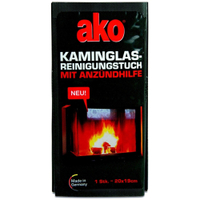 ako Kaminglas Reinigungstuch 2821.01,  1 Packung = 3 Stück