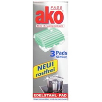 akoPADS Edelstahl Pad 2258.03,  1 Packung = 3 Stück