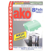 akoPADS Edelstahl Pad 2258.08,  1 Packung = 8 Stück