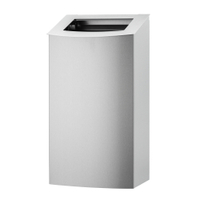 All Care wings Abfallbehälter Edelstahl,  56 Liter,  offen Maße (H x B x T): 685 x 391 x 284 mm,  WIN WBO 56 SAL
