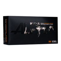 ALPHA EXTREME GRIP Nitrilhandschuhe,  puderfrei,  orange AL-001-M,  1 Karton = 10 Packungen à 50 Stück,  Größe M