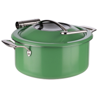 APS Chafing Dish,  4-teiliges Set,  mit induktionsfähigem Boden 12339,  1 Set = 1 Topf,  1 Deckel,  1 Behälter,  1 induktionsfähiger Topf