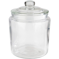 APS CLASSIC Glasdose mit Deckel 82250,  Maße (Ø x H): 11, 5 x 16 cm,  0, 9 Liter