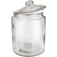 APS CLASSIC Glasdose mit Deckel 82253,  Maße (Ø x H): 20 x 30 cm,  6 Liter