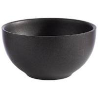 APS Edelstahlschale LEVANTE,  schwarz 40703,  Maße (Ø x H): 12 x 6, 5 cm,  0, 32 Liter