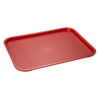 APS Fast Food-Tablett 00530,  Maße (B x L x H): 35 x 27 x 2 cm,  rot
