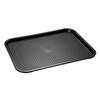 APS Fast Food-Tablett 00531,  Maße (B x L x H): 35 x 27 x 2 cm,  schwarz