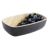 APS FRIDA GN Schale 84556,  Maße (B x L x H): 17, 6 x 10, 8 x 5, 5 cm,  0, 5 Liter,  GN 1/9,  schwar
