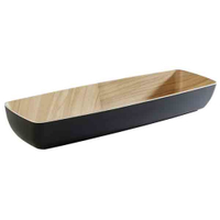 APS FRIDA GN Schale 84565,  Maße (B x L x H): 53 x 16, 2 x 7, 5 cm,  3, 65 Liter,  GN 2/4,  schwarz