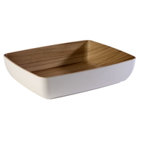 APS FRIDA GN Schale 84589,  Maße (B x L x H): 32, 5 x 26, 5 x 7, 5 cm,  4 Liter,  GN 1/2,  weiß