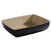 APS FRIDA GN Schale 84590,  Maße (B x L x H): 32, 5 x 26, 5 x 7, 5 cm,  4 Liter,  GN 1/2,  schwarz