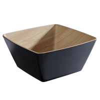 APS FRIDA Schale 84593,  Maße (B x L x H): 25 x 25 x 12 cm,  3, 5 Liter,  schwarz