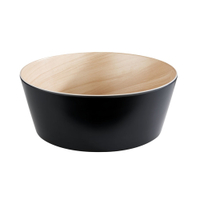 APS FRIDA Schale,  rund 84614,  Maße (Ø x H): 26, 5 x 10, 5 cm,  3, 4 Liter,  schwarz