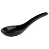 APS "FRIENDLY" Fingerfoodlöffel,  Kunststoff,  Breite: 4, 5 cm 79011,  Maße (L x H): 13, 5 x 4, 5 cm,  1 Packung = 12 Stück,  Farbe: schwarz