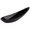 APS "FRIENDLY" Fingerfoodlöffel,  Kunststoff,  Breite: 4, 5 cm 79013,  Maße (L x H): 11 x 4 cm,  1 Packung = 12 Stück,  Farbe: schwarz