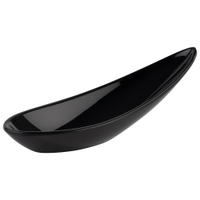 APS FRIENDLY Fingerfoodlöffel,  Kunststoff,  Breite: 4, 5 cm 79013,  Maße (L x H): 11 x 4 cm,  1 Packung = 12 Stück,  Farbe: schwarz