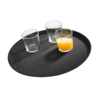 APS GASTRO Tablett,  schwarz 00548,  Maße (Ø x H): 35, 5 x 2 cm