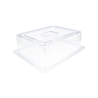 APS GN Abdeckhaube 11041,  Maße (B x L x H): 32, 5 x 26, 5 x 9, 5 cm,  GN 1/2