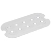 APS GN Abtropfmatte aus Polycarbonat 82009,  Maße (L x B x H): 20, 6 x 10, 8 x 2 cm,  GN 1/4