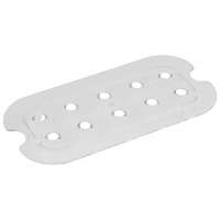 APS GN Abtropfmatte aus Polycarbonat 82009,  Maße (L x B x H): 20, 6 x 10, 8 x 2 cm,  GN 1/4