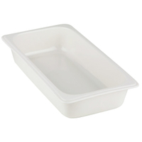 APS GN Behälter,  Porzellan 82300,  Maße (B x L x H): 32, 5 x 17, 6 x 6 cm,  GN 1/3