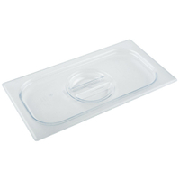 APS GN Deckel aus Polycarbonat 82019,  Maße (L x B): 32, 5 x 17, 6 cm,  GN 1/3