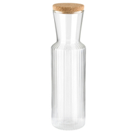 APS LINES Glaskaraffe 10738,  Maße (Ø x H): 8 x 27 cm,  0, 9 Liter