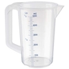 APS Messbecher,  transparent,  geschlossener Griff 30046,  Maße (Ø x H): 9 x 14 cm,  0, 5 Liter