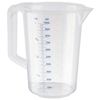 APS Messbecher,  transparent,  geschlossener Griff 30047,  Maße (Ø x H): 12 x 16, 5 cm,  1 Liter