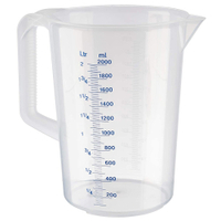 APS Messbecher,  transparent,  geschlossener Griff 30048,  Maße (Ø x H): 15 x 20, 5 cm,  2 Liter