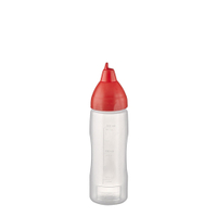 APS Quetschflasche NON DRIP,  tropffrei 93272,  Maße (Ø x H): 5, 5 x 21 cm,  Farbe rot
