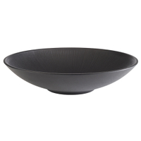 APS Servierschale NERO aus Melamin,  schwarz,  2, 2 Liter 85062,  Maße (Ø x H): 30 x 7 cm