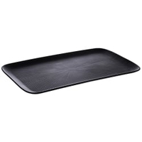 APS Serviertablett NERO,  GN 1/1 große Fläche,  elegant schwarz 85067,  Maße (B x L x H): 53 x 32, 5 x 2, 5 cm