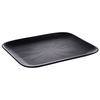 APS Serviertablett NERO,  GN 1/2 mittlere Fläche,  elegant schwarz 85068,  Maße (B x L x H): 26, 5 x 32, 5 x 2, 5 cm