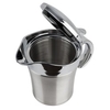 APS Thermo-Sauciere,  Einhandbedienung 40207,  1 Behälter,  Farbe: metallic-silber