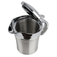 APS Thermo-Sauciere,  Einhandbedienung 40207,  1 Behälter,  Farbe: metallic-silber