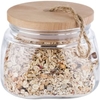 APS Vorratsglas WOODY 82255,  Maße (Ø x H): 14 x 11 cm,  1 Liter