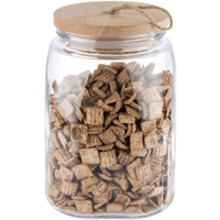 APS Vorratsglas WOODY 82257,  Maße (Ø x H): 14 x 21, 5 cm,  2, 5 Liter