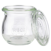 APS Weck Gläser mit Deckel,  Mini-Tulpenform 75 ml 82350,  Maße (Ø x H): 5, 5 x 6 cm