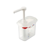 araven Soßenspender,  Polypropylen,  GN 1/9 GN1619190,  Volumen: 1, 5 Liter