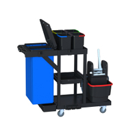 Arcora ECOBLACK 440 Reinigungswagen aus 97 % Rezyklat EB440RC,  1 Stück