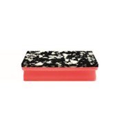 Arcora Schwamm,  für den Einsatz im Küchenbereich,  15 x 7 x 4, 5 cm PU15070RO,  Farbe: rot