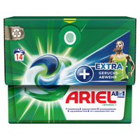 Ariel All in 1 Universal Extra PODS Universalwaschmittel 8006540905852,  1 Packung = 14 Pods à 21, 4 g