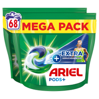 Ariel All-in-1 Universal PODS,  68 Waschgänge 8006540905463,  1 Karton = 2 Packungen à 34 Pods