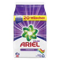 Ariel Compact Colorwaschmittel Pulver 8001090421715 ,  1, 30kg - Packung für ca. 20 Waschladungen